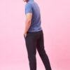 SET tập gym Áo ngắn tay cổ bẻ AT14 với Quần dài PAVO AT1