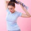 Áo Ngắn Tay tập gym yoga Nữ ICADO AT11