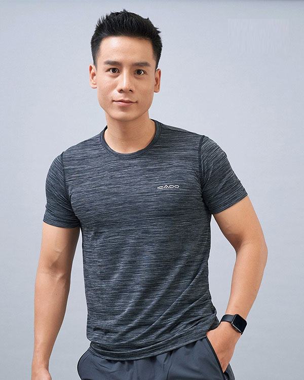 Áo ngắn tay tập gym yoga nam AH1-2