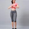 Set Áo croptop AT4 + Quần lửng nữ ICADO QL17