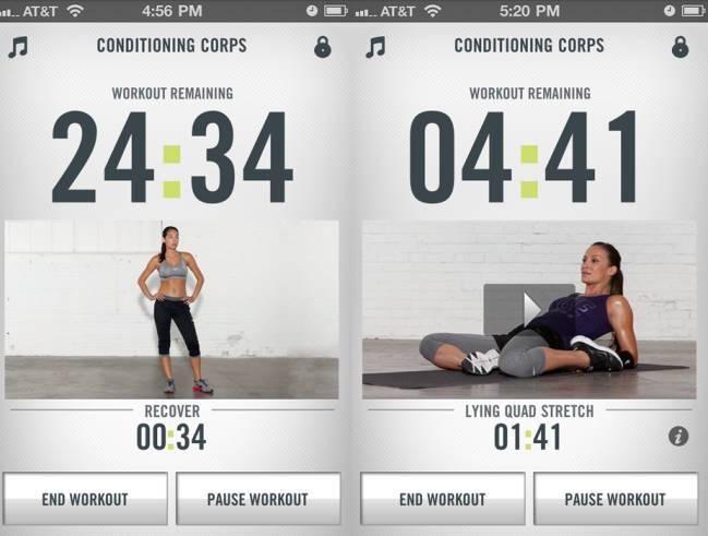 cac bai tap cua Nike Training Club