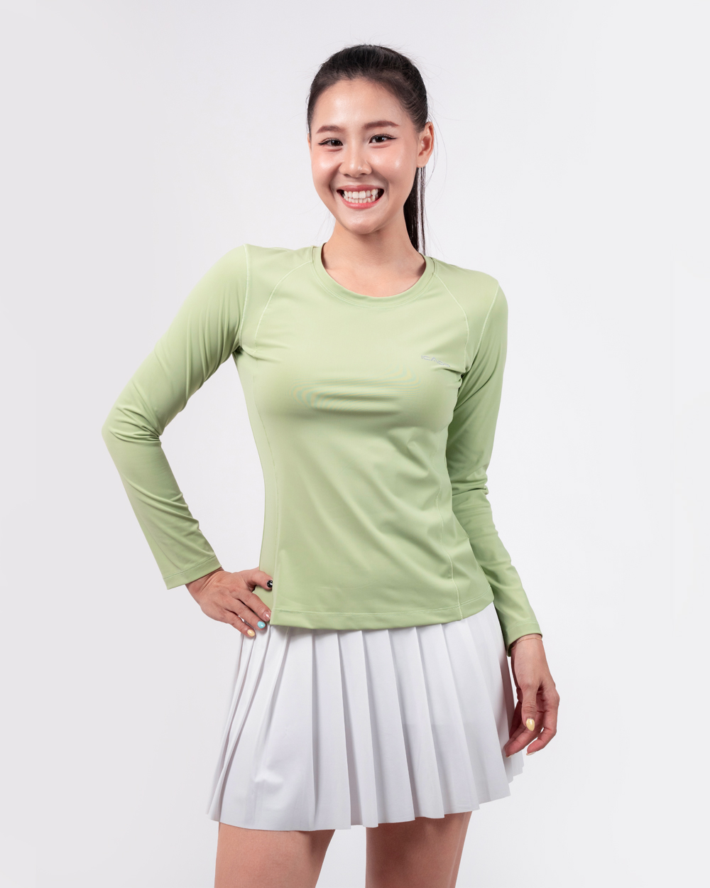 ao-dai-tay-the-thao-nu-icado-ht117-Xanh-Pistachio (4)